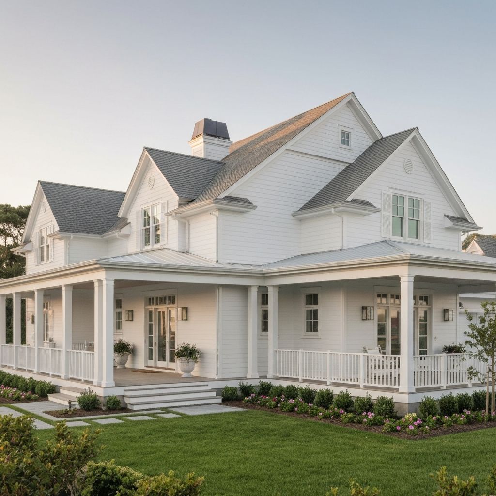 Hamptons style coastal luxury home