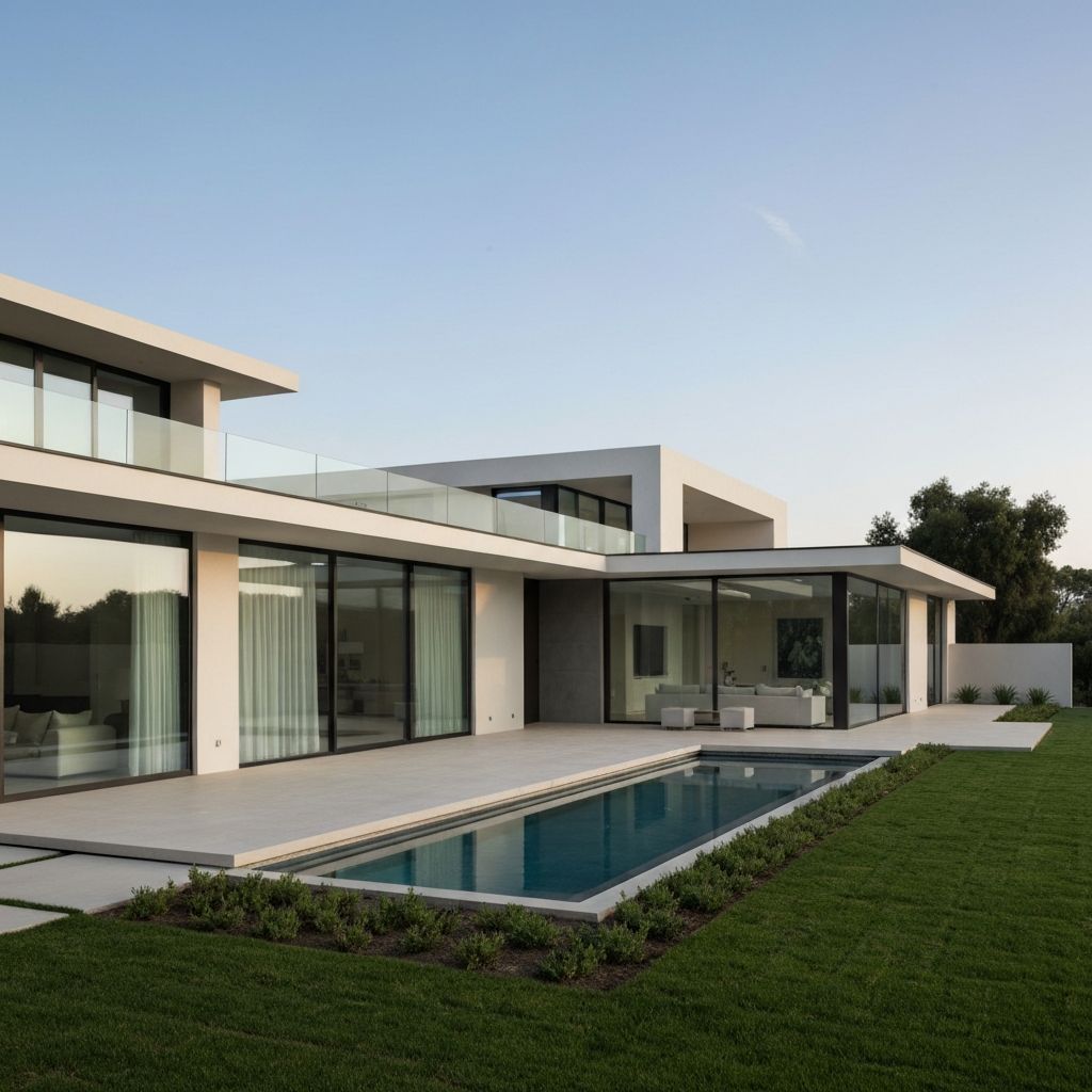 Modern Contemporary luxury home with minimalist design